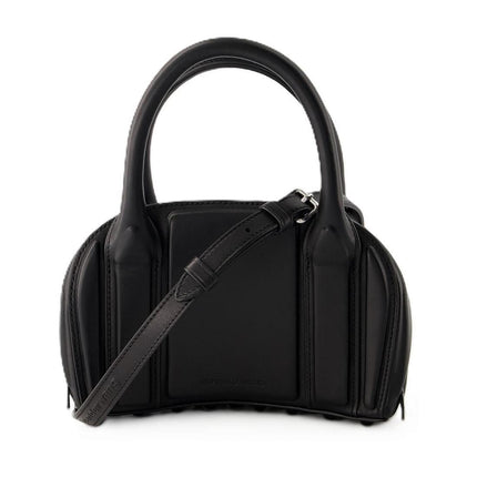 Roc Small Schultertasche - Alexander Wang - Leder - Schwarz