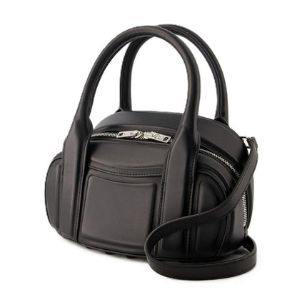 Roc Small Schultertasche - Alexander Wang - Leder - Schwarz