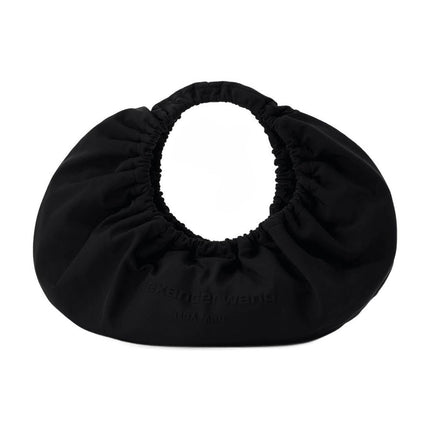 Crescent Medium Schultertasche - Alexander Wang - Nylon - Schwarz