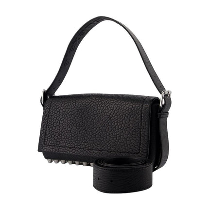 Ricco Medium Flap Handtasche - Alexander Wang - Leder - Schwarz