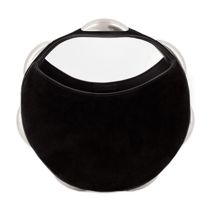 Dome Circular Top Handle Tasche - Alexander Wang - Leder - Schwarz