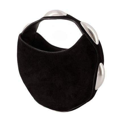 Dome Circular Top Handle Tasche - Alexander Wang - Leder - Schwarz