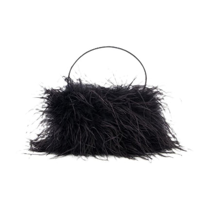 Heiress Handtasche Medium - Alexander Wang - Feder - Schwarz