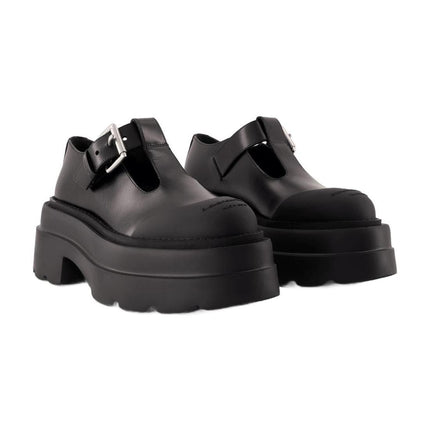 Tova Mary Jane Platform Mokassins - Alexander Wang - Leder - Schwarz