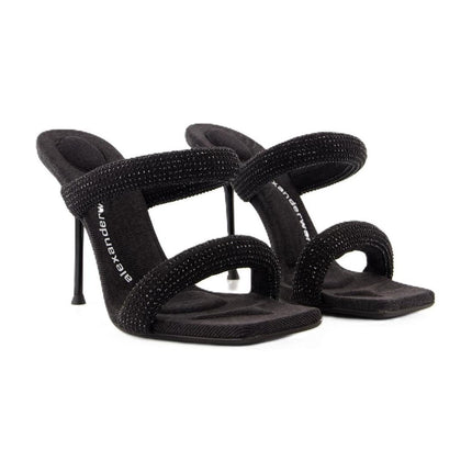 Julie Tubular Sandalen - Alexander Wang - Synthetik - Schwarz
