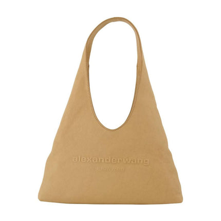 Pike Small Hobo Schultertasche - Alexander Wang - Leder - Beige