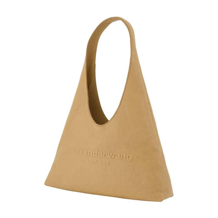 Pike Small Hobo Schultertasche - Alexander Wang - Leder - Beige