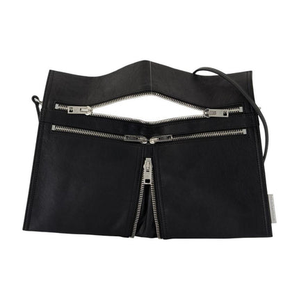 Geo Medium Schultertasche - Alexander Wang - Leder - Schwarz
