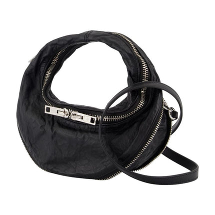 Twyst Mini Schultertasche - Alexander Wang - Leder - Schwarz