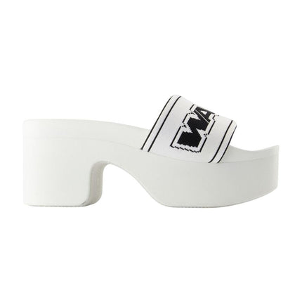Aw Webbing Platform Sandalen - Alexander Wang - Polyester - Weiß