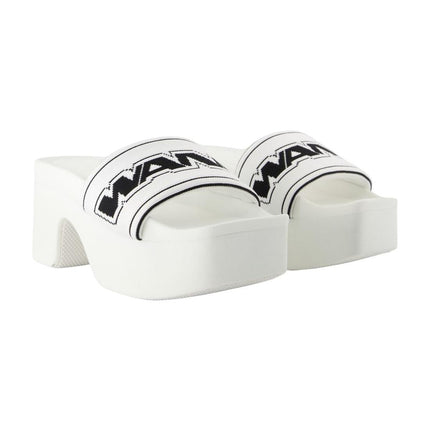 Aw Webbing Platform Sandalen - Alexander Wang - Polyester - Weiß