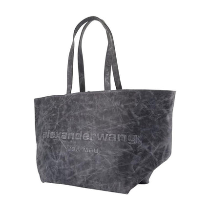 Einkaufstasche Punch - Alexander Wang - Leder - Grau