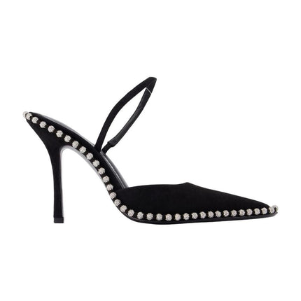 Tia 105mm Slingback Pumps - Alexander Wang - Leder - Schwarz