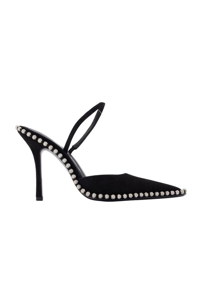 Tia 105mm Slingback Pumps - Alexander Wang - Leder - Schwarz