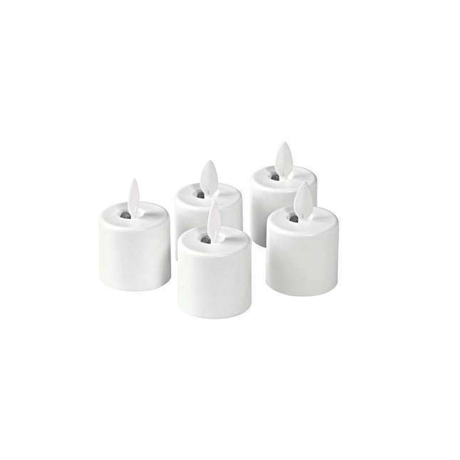LED Ersatz Set, 38x36 mm, warmweiß - Bewegliche Flamme Effekte | Packung (1 Stück)