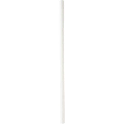 Trinkhalm aus FSC® Papier ø 8 mm, 230 mm, Papier  Weiß Papier Ø8, 230 | Packung (100 Stück)