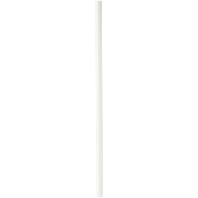 Trinkhalm aus FSC® Papier ø 8 mm, 230 mm, Papier  Weiß Papier Ø8, 230 | Packung (100 Stück)