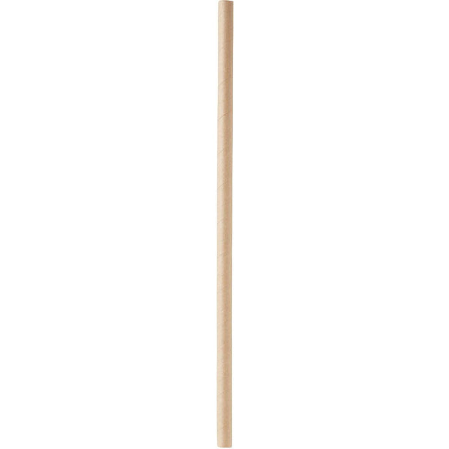 Trinkhalm aus FSC® Papier  ø 8 mm, 230 mm, Papier  Craft Papier Ø8, 230 | Packung (100 Stück)