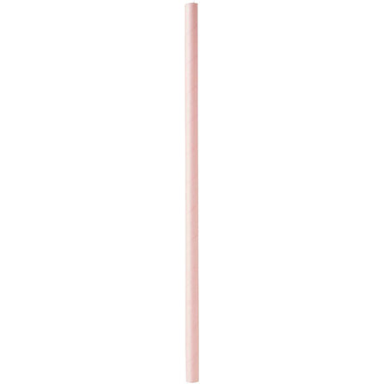 Trinkhalm aus FSC® Papier  ø 8 mm, 230 mm, Papier  Mellow Rose Papier Ø8, 230 | Packung (100 Stück)
