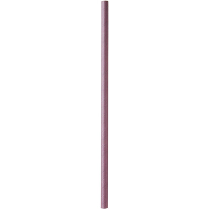 Trinkhalm aus FSC® Papier  ø 8 mm, 230 mm, Papier  Plum Papier Ø8, 230 | Packung (100 Stück)