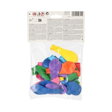 PAPSTAR Luftballons Ø 16 cm, farbig sortiert für Feste | Beutel (25 Stück)