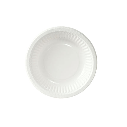 Suppenteller ø 18 cm, 300 ml Pappe  Weiß Papier Ø180 | Packung (50 Stück)