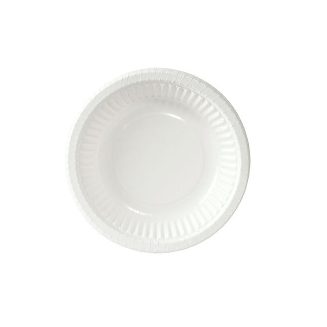 Suppenteller ø 18 cm, 300 ml Pappe  Weiß Papier Ø180 | Packung (50 Stück)