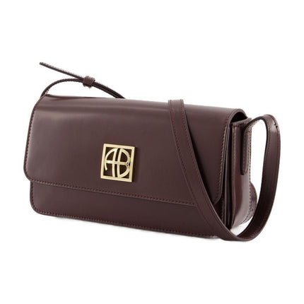 Elly Schultertasche - ANINE BING - Leder - Bordeaux