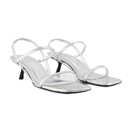 Hilda Pumps - ANINE BING - Leder - Silber