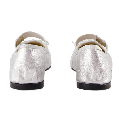 Flache Schuhe Jolie - ANINE BING - Leder - Silber