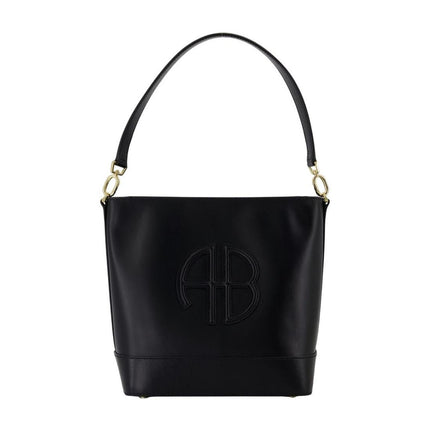 Lili Schultertasche - ANINE BING - Leder - Schwarz