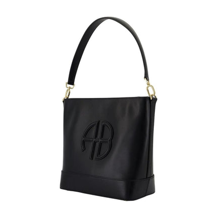 Lili Schultertasche - ANINE BING - Leder - Schwarz