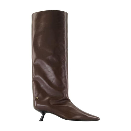 Tall Hilda Stiefel - ANINE BING - Leder - Braun