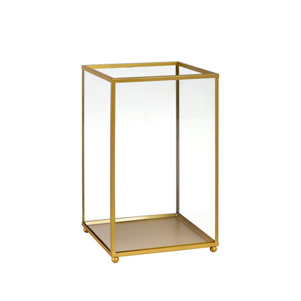 Kerzenhalter aus Glas, 220x140 mm - Elegantes Design für Zuhause | Packung (1 Stück)