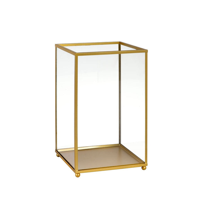 Kerzenhalter aus Glas, 220x140 mm - Elegantes Design für Zuhause | Packung (1 Stück)