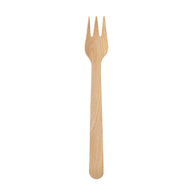 Gabel Silva 185 mm, Holz gewachst  Natural gewachst 185 | Packung (100 Stück)