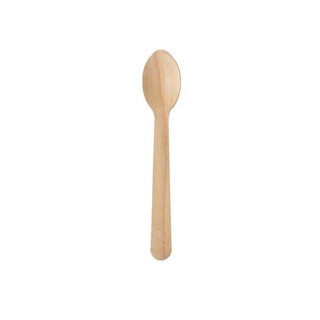 Kaffeelöffel Silva 130 mm, Holz gewachst  Natural gewachst 130 | Packung (100 Stück)