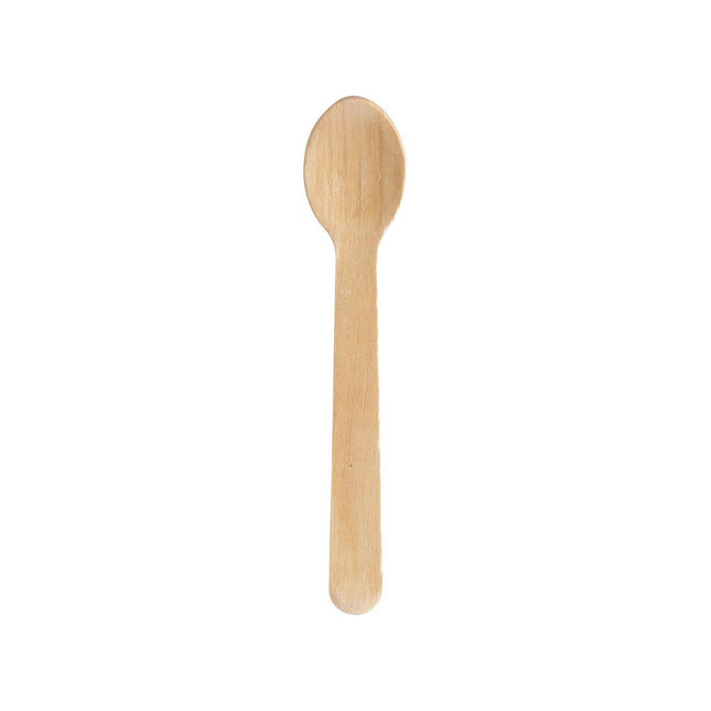 Mini Löffel Silva 90 mm, Holz gewachst  Natural gewachst 90 | Packung (100 Stück)