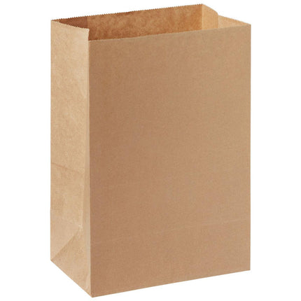 Take-Away Tasche ohne Henkel   Braun Papier FSC 180x110x265  | Packung (500 Stück)