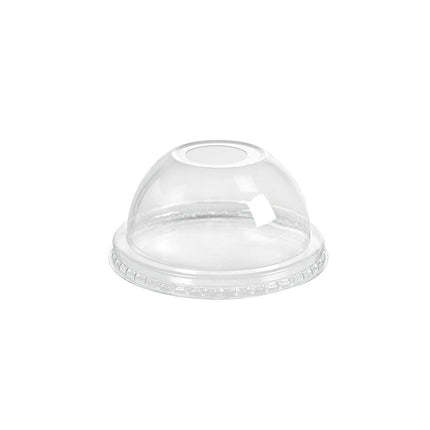 Kuppeldeckel mit Öffnung für alle Becher 350, 470, 590 ml  Transparent rPET | Packung (50 Stück)
