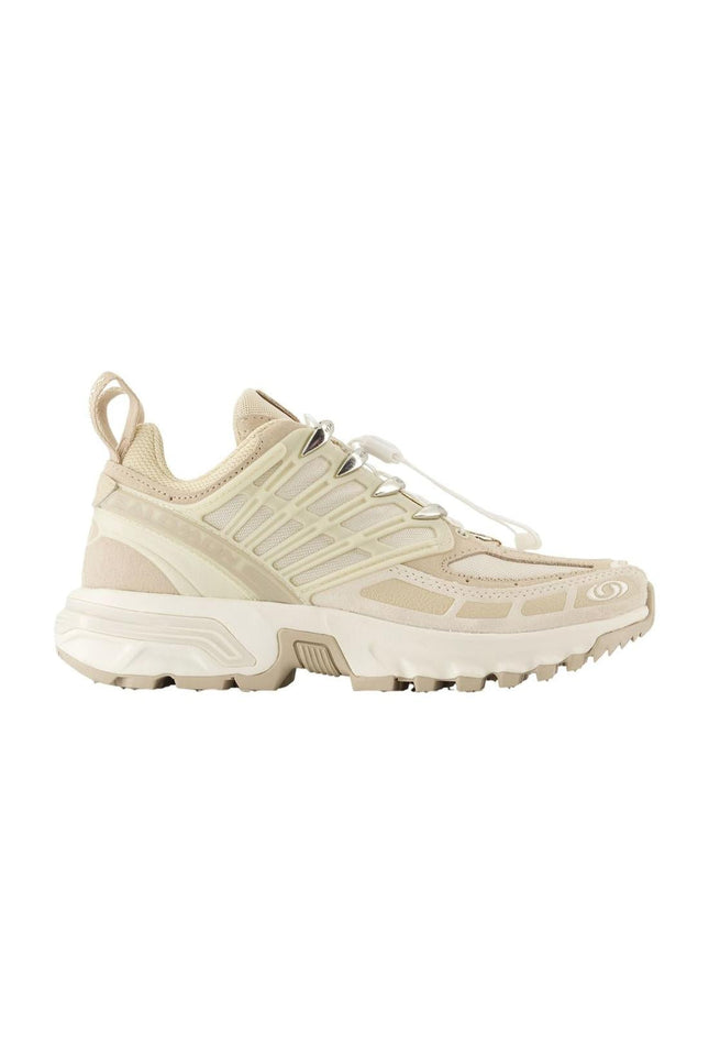 Sneakers Acs Pro Ltr - SALOMON - Leder - Beige