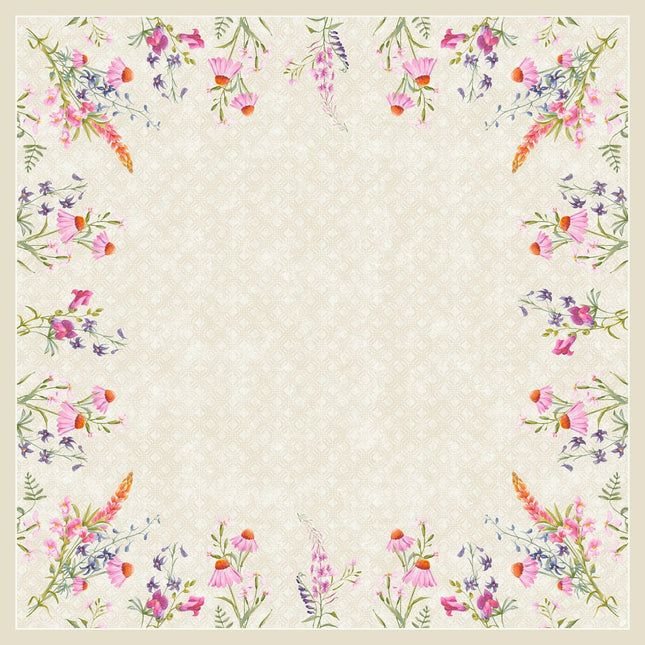 Dunisilk MD Floret Tischdecke 84x84 cm - Hochwertiger Stoff | Packung (20 Stück)