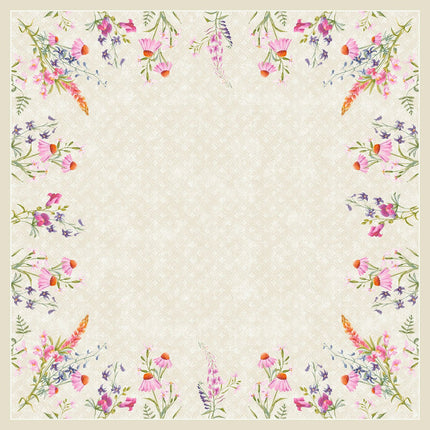 Dunicel-Mitteld. 84x84cm Floret | Karton (1 Packung)
