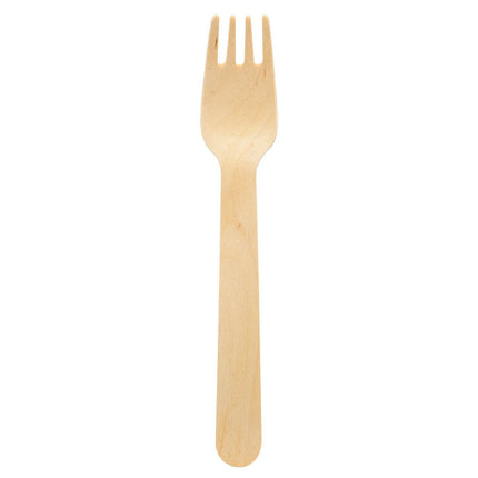 Gabel 160 mm, Holz gewachst  Natural gewachst 160 | Packung (100 Stück)