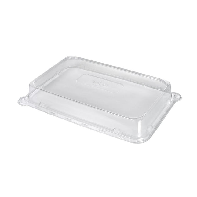 rPET Deckel für Servierplatte Essential  Transparent rPET 493x324x65 | Packung (45 Stück)