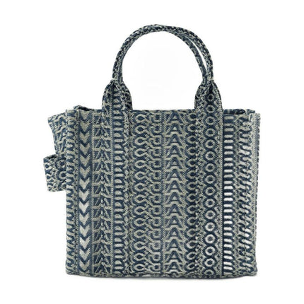 Tote bag The Micro Tote - Marc Jacobs - Baumwolle - Blau