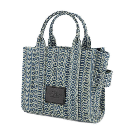 Tote bag The Micro Tote - Marc Jacobs - Baumwolle - Blau