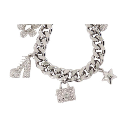 Mini Icon Pave Armband - Marc Jacobs - Metall - Silber