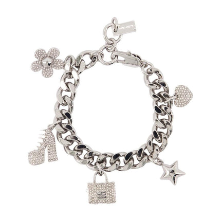 Mini Icon Pave Armband - Marc Jacobs - Metall - Silber