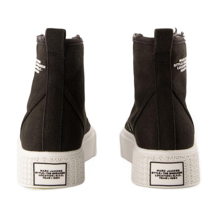 Sneakers The High Top - Marc Jacobs - Baumwolle - Schwarz